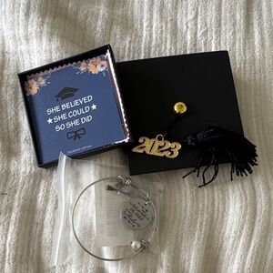 Graduation Charm Bracelet